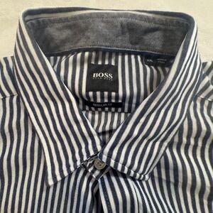 Men’s Hugo Boss Striped Button Down Shirt
